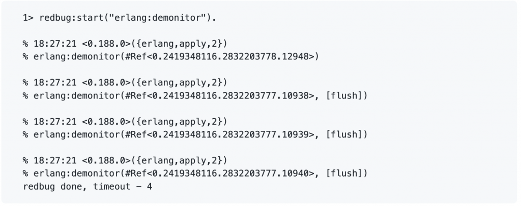 Erlang tools with examples: observer, tracing and else | Wellnuts